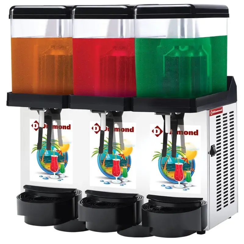 Gekoelde drank-verdeler, 3x 12 Lt. Gereduceerde Prijs