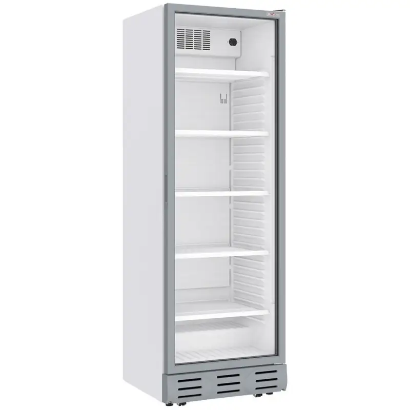 Populair Geventileerde positieve vitrine 382 liter WIT