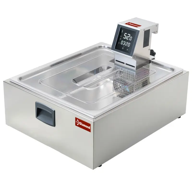 Voordeelprijs Diamond Sous-Vide Set | VACUUM COOKING PLUS | 2/1 GN | 50L | 24°C/99°C | NFC + Touchscreen |2kW | 230V | 565x685x230/330mm