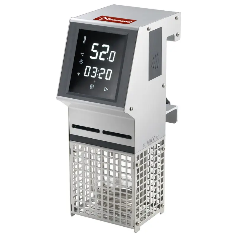 Diamond Sous-Vide Stick | VACUUM COOKING PLUS | ≤57.5L | 24°C/99°C | 2kW | NFC + Touchscreen | 165x203x377mm Merkproduct