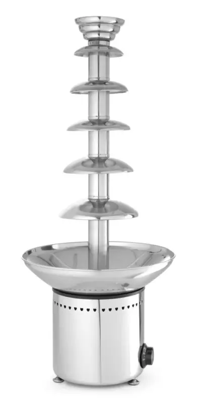 Chocolade Fontein 6 Lagen, Hendi, 230v/300w, ø372x(h)850mm Nieuw