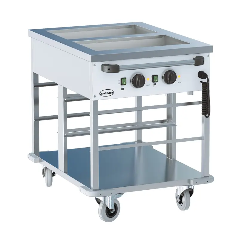 Combisteel Bain-Marie | 2x GN 1/1 | +30°C tot +90°C | 230V/2kW | 650x850x840mm Beperkt Aanbod