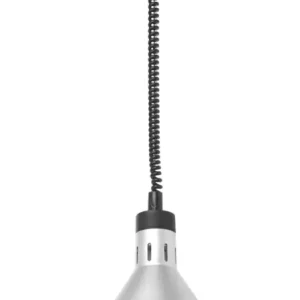 Warmtelamp Verstelbaar Conisch, Hendi, Zilver, 230v/250w, ø275x(h)250mm Tijdelijk Beschikbaar