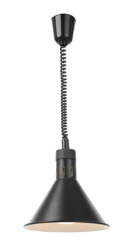 Favoriet Warmtelamp Verstelbaar Conisch, Hendi, Zwart, 230v/250w, ø275x(h)250mm
