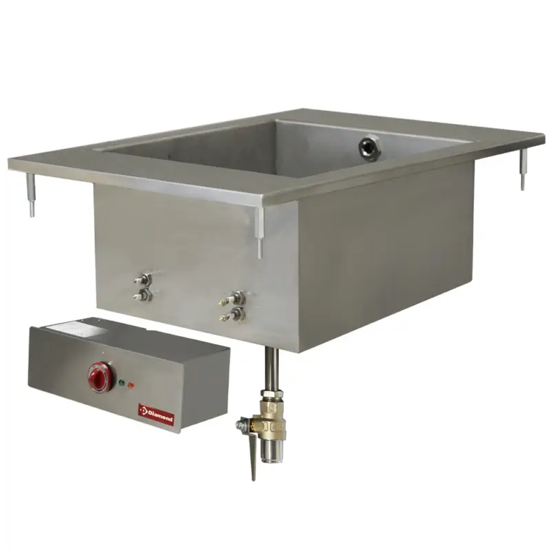 Bain-marie – Elektrisch GN 1/1, Inbouw Actieprijs