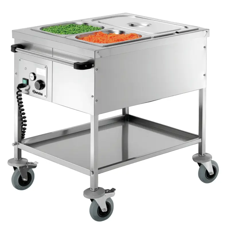 Dagaanbieding Bartscher Voedseltransportwagen | 2 x 1/1 GN | 30–90°C | 230V | 650x820x855mm