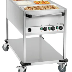 Bartscher Voedseltransportwagen | WB3110 | 3x 1/1 GN | 655x1300x910mm Beste Prijs