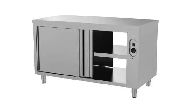 Weekendaanbieding Warmhoudkast | RVS | Schuifdeuren Doorgeefsysteem | 30°c/80°c | 1200x600x850/950mm