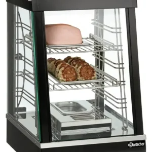 Bartscher Warmhoudvitrine | Deli Compact | 52L | Deur Achterkant | 390x475x690mm Aanbieding