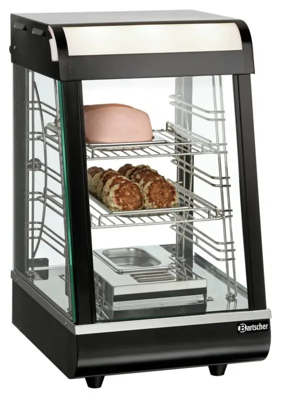 Bartscher Warmhoudvitrine | Deli Compact | 52L | Deur Achterkant | 390x475x690mm Aanbieding