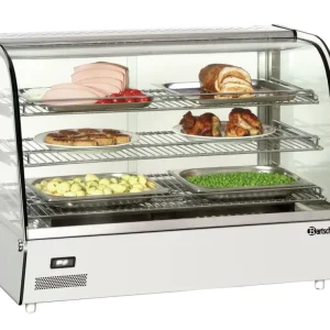 Bartscher Warmhoudvitrine | Deli Plus II | 160L | Schuifdeuren Achterkant | 870x585x685mm Nu Kopen