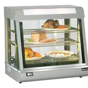 Tijdelijk Beschikbaar Bartscher Warmhoudvitrine Deli | 110L | Schuifdeuren Beide Zijden | 660x470x640mm