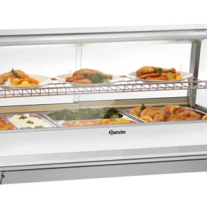 Betrouwbaar Bartscher Warmhoudvitrine GN3110-R | 185L | 30–110°C | 230V | 1095x785x560mm