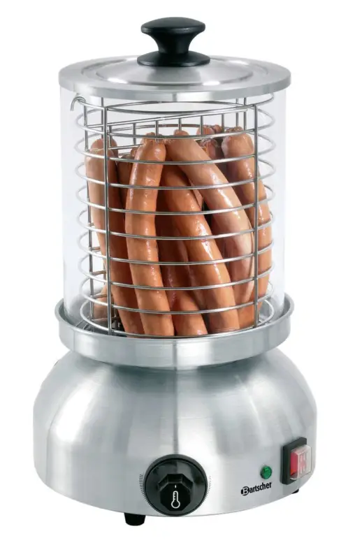 Voordeelprijs Bartscher Hotdog koker, rond