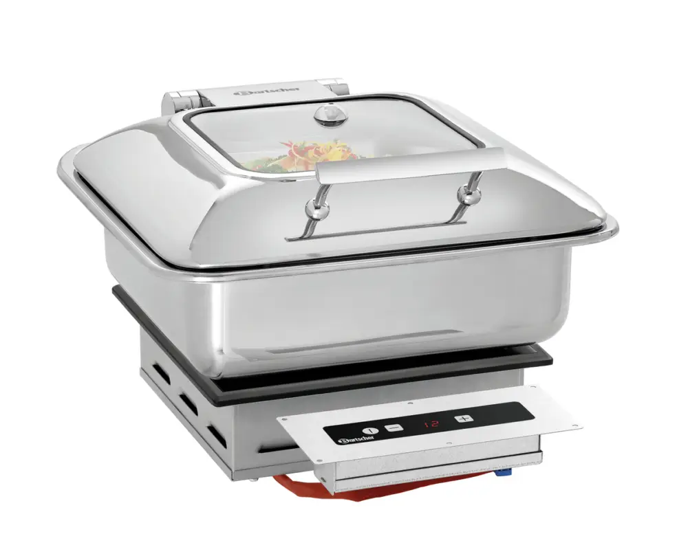 Bartscher Inductiewarmhoudplaat IW3-EBBF | Inbouw | 300W | 280x280x95mm Tijdelijk Beschikbaar