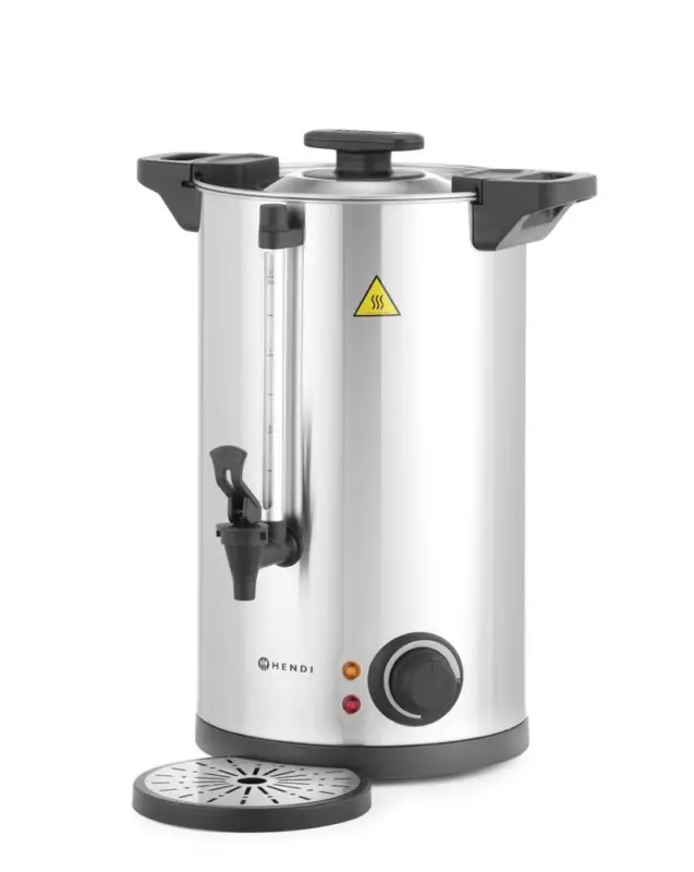 Dubbelwandige warme drankenketel, HENDI, 9L, 220-240V/1500W, 340x315x(H)430mm Laatste Kans