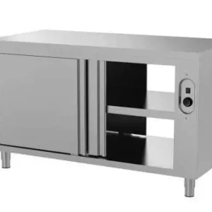 Warmhoudkast | RVS | Schuifdeuren Doorgeefsysteem | 30°c/80°c | 1500x700x850/950mm Laatste Kans