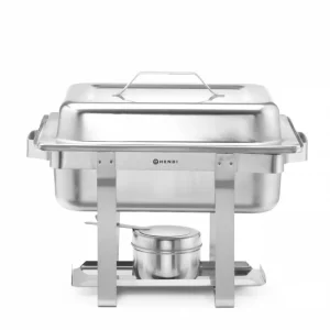 Chafing Dish Gastronorm 1/2, Hendi, Kitchen Line, 4,5L, 385x295x(h)310mm Speciale Aanbieding