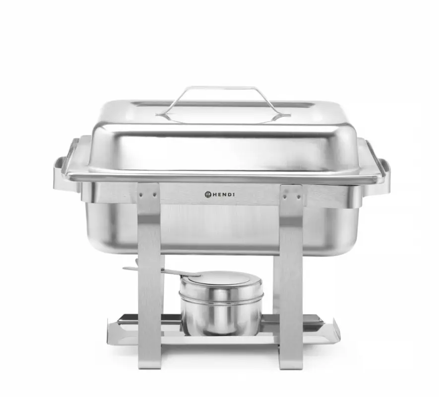 Chafing Dish Gastronorm 1/2, Hendi, Kitchen Line, 4,5L, 385x295x(h)310mm Speciale Aanbieding