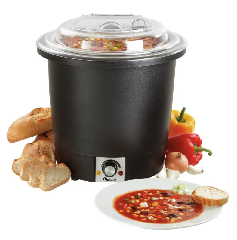 Bartscher Soepketel | 10L | Zwart Speciale Aanbieding