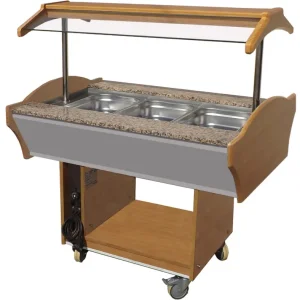 Combisteel Warm Buffet GN 3x 1/1 | 230V | LED Verlichting | 1200x900x850/1350mm Nu Kopen