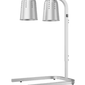 Express Levering Combisteel Warmhoudlamp Zilver | 0.5kw | 453x365x590mm