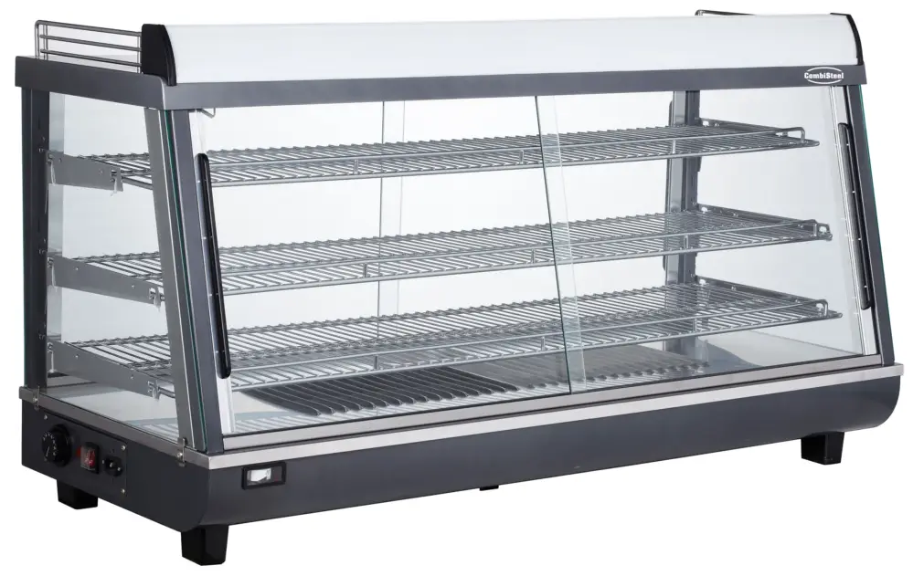 Combisteel Warmhoudvitrine | 186L | 230v | 1214x484x662mm Actieprijs