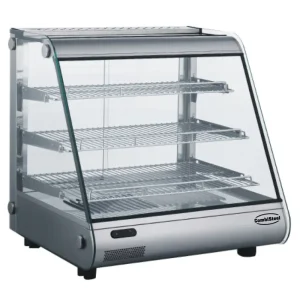 Combisteel Warmhoudvitrine 130L | 230v | Met Led Verlichting | 678x578x698mm Exclusieve Aanbieding