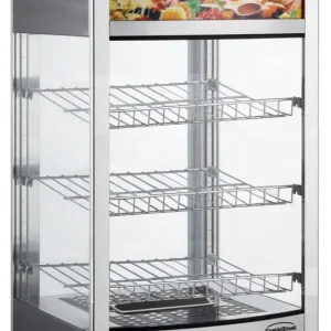 Combisteel Warmhoudvitrine 97L | 3 Roosters | 230v | 460x448x785mm Beperkt Aanbod