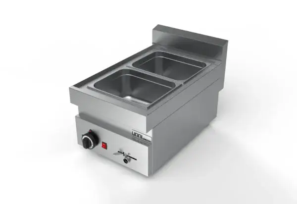 Unni-cooking | Bain-marie | Elektrisch | 1/1 GN | 1.2kw (230v) | Aftapkraan | 400x650x300 Veilige Betaling