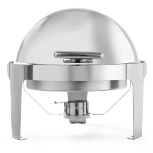 Snelle Levering Rolltop-chafing Dish – Rond, Hendi, 5,6L, 510x540x(h)480mm