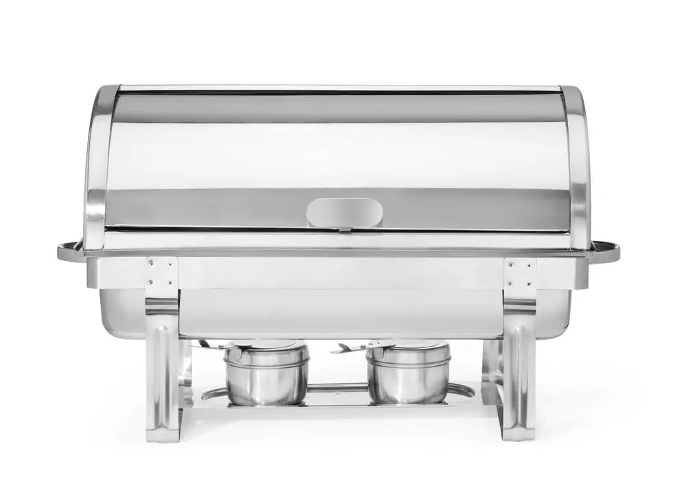 Rolltop-chafing Dish Gastronorm 1/1, Hendi, 9L, 590x340x(h)400mm Meest Verkocht