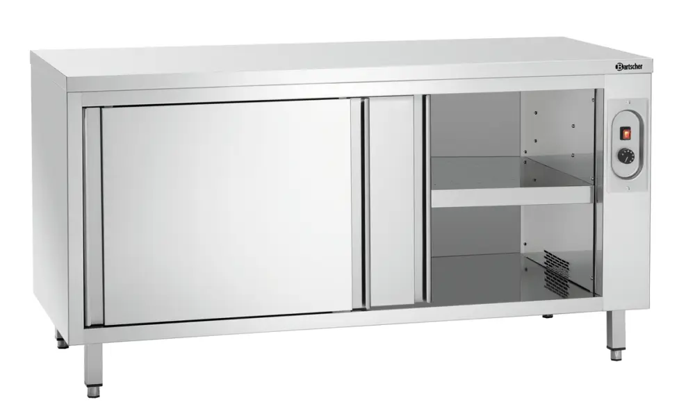 Bartscher Warmhoudkast | RVS | 2 Schuifdeuren | 1600x700x850mm Must-Have