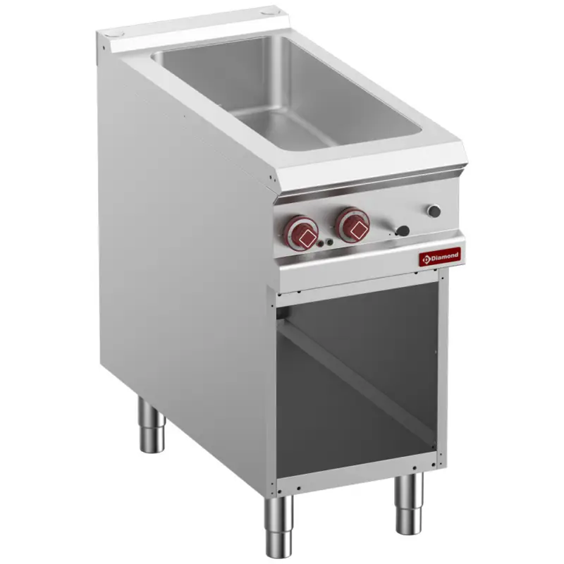 Elektrische Bain-marie 4x GN 1/3 H.150 Mm, Op Open Kast Koopje