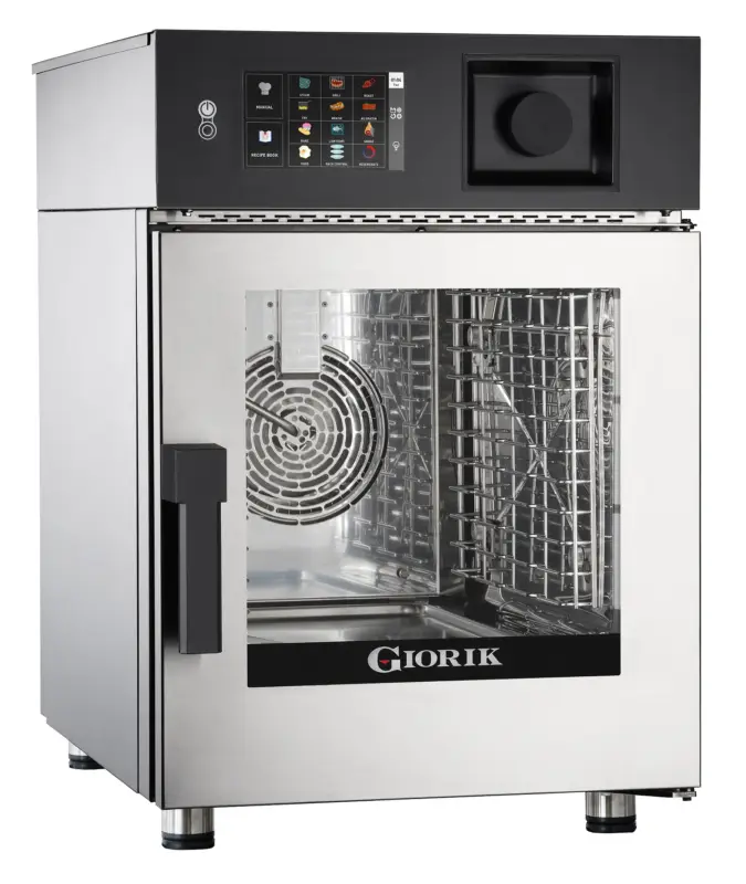 Giorik Combisteamer Gas | 6x 1/1 GN | 5,5kW | 50°C-300°C | 519x835x770mm Tijdelijk Beschikbaar