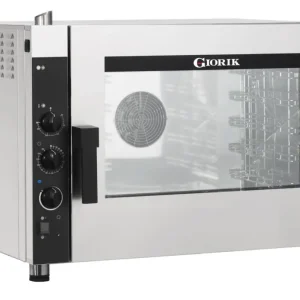 Giorik Heteluchtoven | EASYair | 5 Niveaus EN/GN | Gas | 50°C/280°C | 9.5kW/0.3kW | 230V | Automatische Bevochtiging | 870x790x720mm Laatste Versie