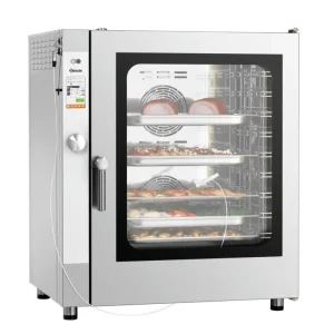 Beste Prijs Bartscher Combisteamer | SILVERSTEAM | Elektrisch | 10 Niveaus | 50°C/300°C | 400V | Touchscreen | 890x835x1065mm