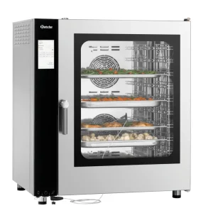 Bartscher Combisteamer | SILVERSTEAM2 | 10 Niveaus | 50°C/300°C | 400V | Zelfreiniging | Touchscreen | 905x840x1055mm Uitverkoop