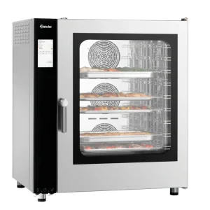 Favoriet Bartscher Combisteamer Silversteam2 P-10110D | 10 Niveaus | 50°C/300°C | 400V | Touchscreen | 905x840x1055mm
