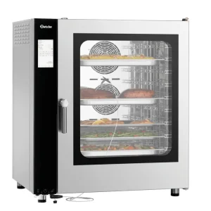Bartscher combisteamer silversteam2 P-10110DRS | 10 niveaus | 50°C/300°C | 400V | zelfreiniging | touchscreen | 905x840x1055mm Gereduceerde Prijs