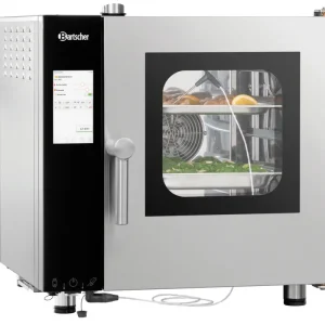 Bartscher Combisteamer Silversteam2 P-5230D | 5 Niveaus 2/3 GN | 50–300°C | 400V | Touchscreen | 635x775x680mm Bestel Nu