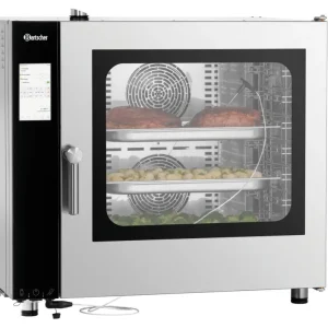 Superprijs Bartscher Combisteamer Silversteam2 P-7110D | 7 Niveaus | 50°C/300°C | 400V | Touchscreen | 905x840x860mm