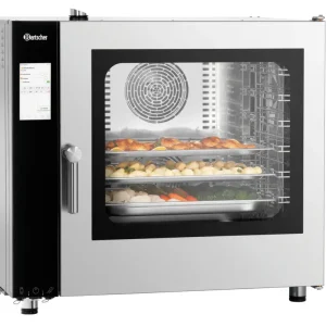 Bartscher Combisteamer Silversteam2 P-7110DRS | 7 Niveaus | 50°C/300°C | 400V | Zelfreiniging | Touchscreen | 905x840x860mm Speciale Aanbieding