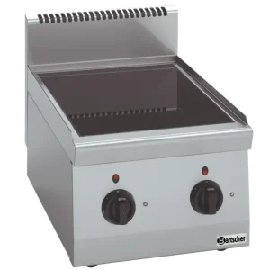 Bartscher Fornuis | Keramisch | TA | 2 Kookplaten | 1x 2.5kW + 1x 1.8kW | 400V | 400x600x290mm Express Levering