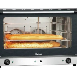 Bartscher Heteluchtoven | Serie AT | 4 Niveaus EN600x400 | 50°C/300°C | 400V | Handmatige Bevochtiging | 835x800x570mm Direct Verzonden