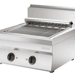 Bartscher Grillplaat 650, B800, TG | 2 Zones | 8,16 kW | RVS | 400V | 800x650x295mm Express Levering