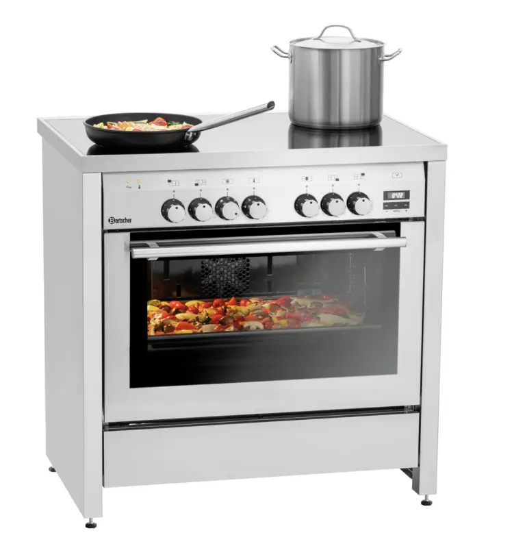 Bartscher Keramisch Fornuis 5K-EBMF | Elektrische Oven | 400V | 897x660x890mm Uitverkoop