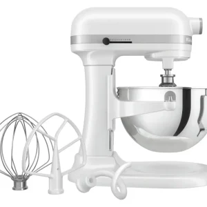 Bartscher KitchenAid 5KSM55SXX | 5,2L | 11 Snelheden | Komlift | Wit | 287x371x419mm Gratis Retour
