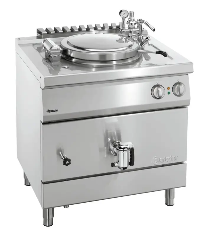 Gratis Retour Bartscher Kookketel | 55 liter | Automatisch vulstandcontrole | 400V | 800x700x850mm