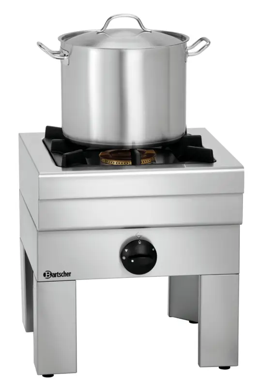 Snelle Levering Bartscher Wokbrander | Gas | G-2KB 1K700 | 7kW | Gietijzeren Frame | 450x475x500mm